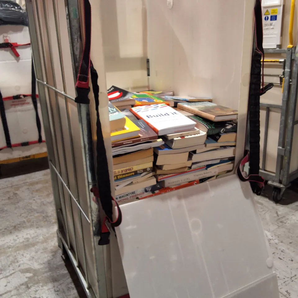 LARGE QUANTITY OF ASSORTED BOOKS TO INCLUDE RAGS TO RICHES, BUILD IT REBEL PLAYBACK AND VARIOUS KIDS BOOKS