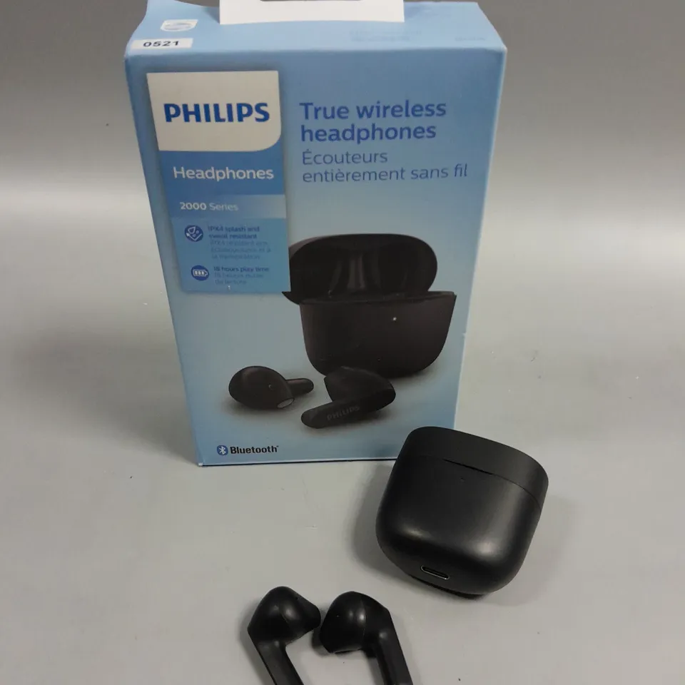 BOXED PHILIPS 2000 SERIES TRUE WIRELESS EARPHONES 