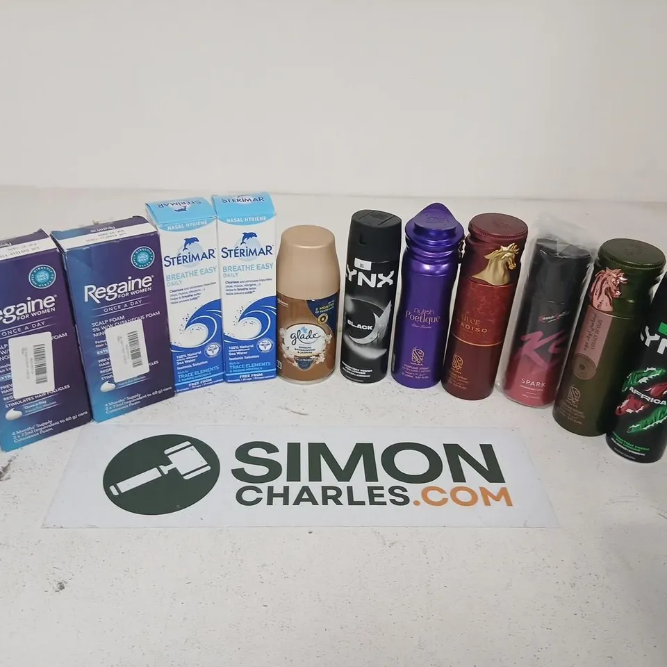 APPROXIMATELY 23 ASSORTED AEROSOLS TO INCLUDE; ASSORTED HEALTH & BEAUTY PRODUCTS – DEODORANTS, NASAL SPRAYS & AIR FRESHENERS