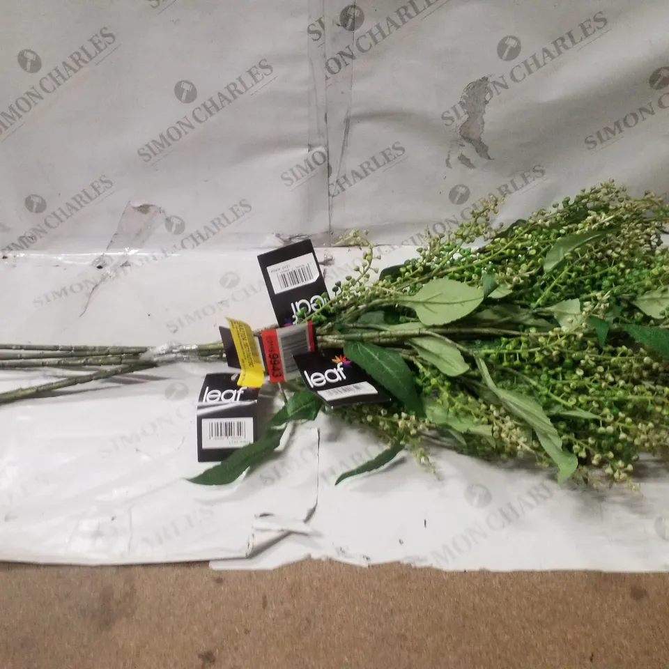 PLASTIC, SILK ARTIFICIAL ARRANGEMENT (SET OF 6)