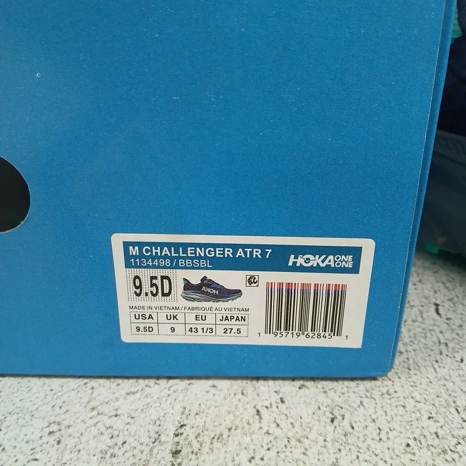 HOKA CHALLENGER ATR 7 – MEN'S RUNNING SHOES, UK 9 (US 9.5), NAVY/TEAL