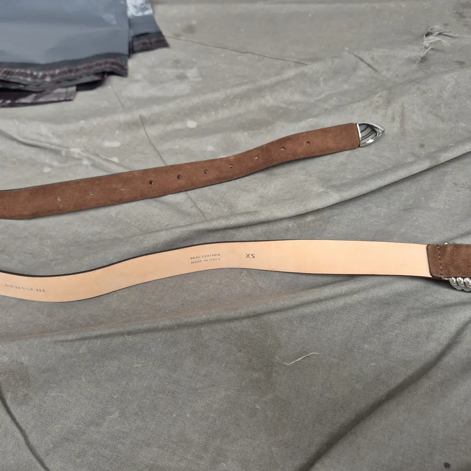 LEATHER BELT – REAL LEATHER, MADE IN ITALY, XS DEHANCHE
