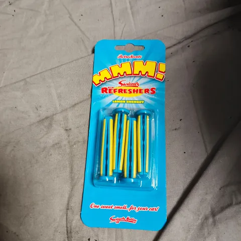 APPROXIMATELY 11 SWIZZELS  REFRESHER LEMON SHERBET CAR  AIR FRESHENERS 