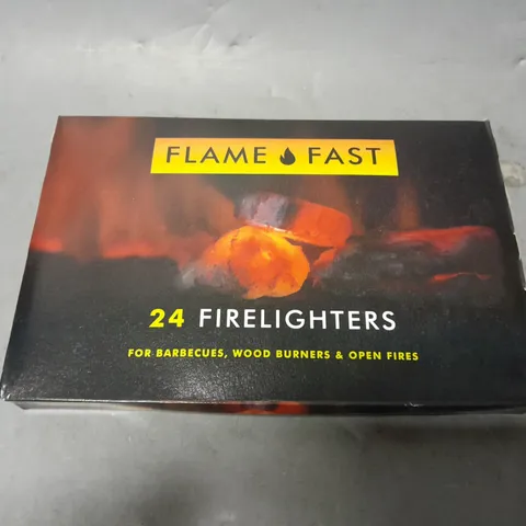 BOX OF APPROXIMATELY 22 FLAME FAST 24 FIRELIGHTERS 