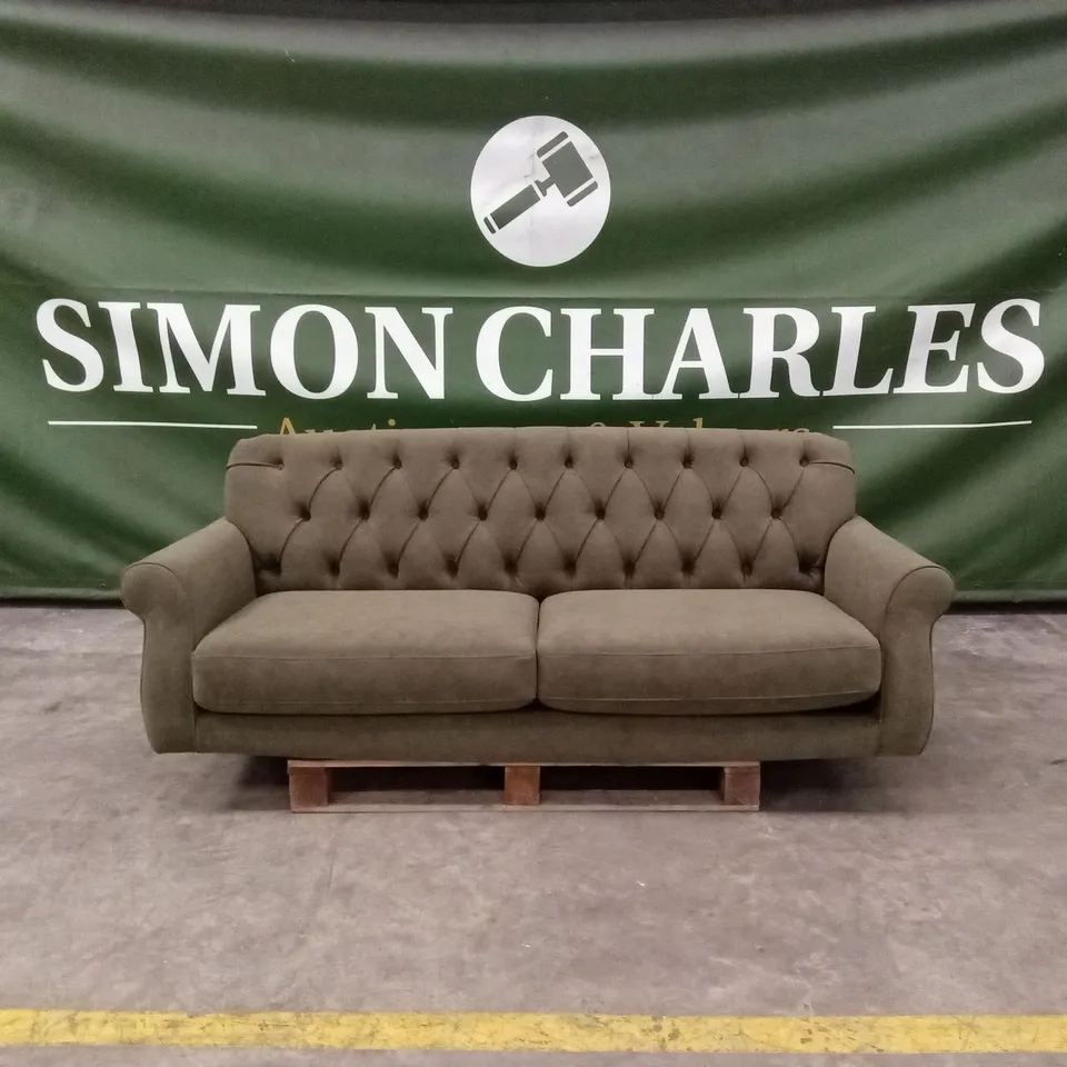 DUSK HEBDEN 3 SEATER SOFA - OLIVE