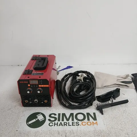 MIG/MMA WELDING INVERTER MIG-350 β RED WITH CABLES, TORCH & MANUAL