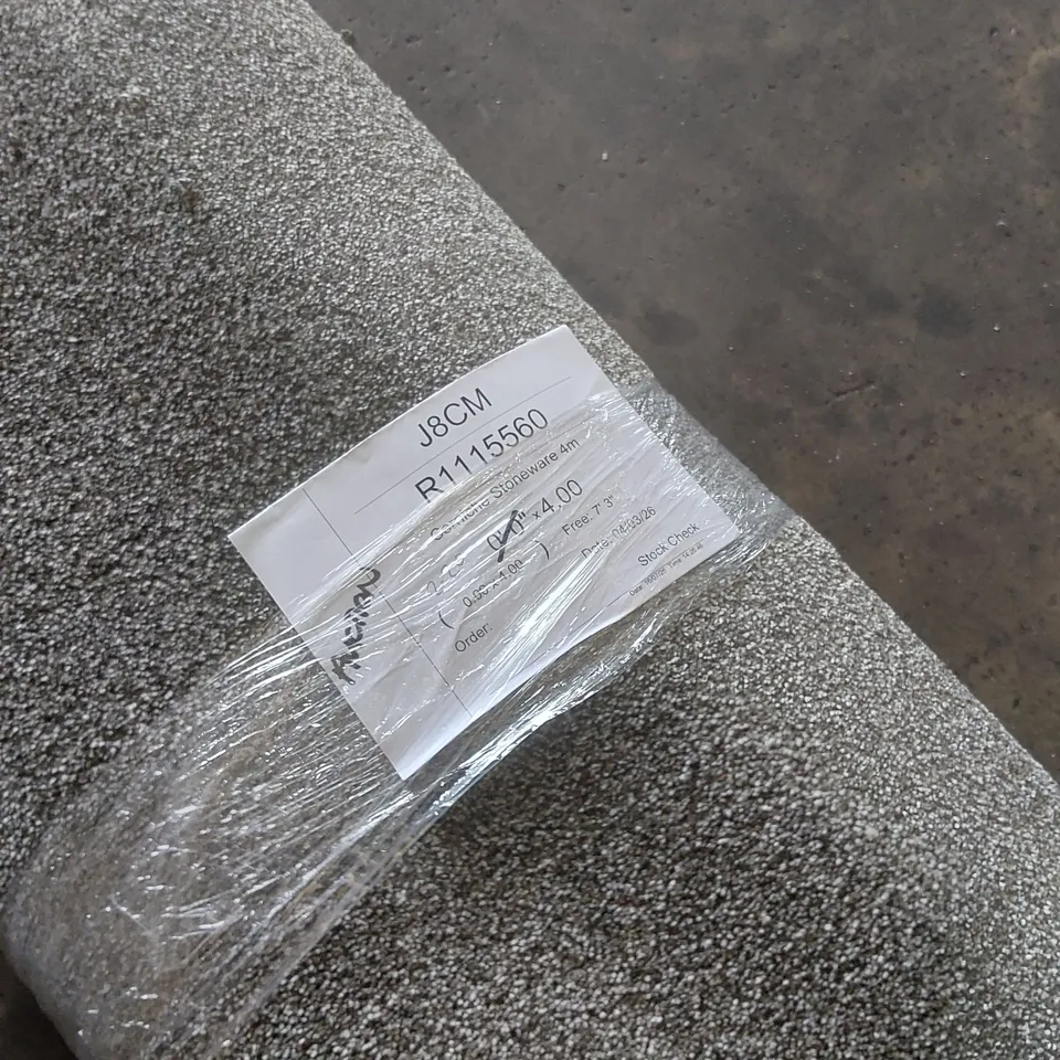 ROLL OF QUALITY CORNICHE STONEWARE CARPET - APPROXIMATELY 2.2 x 4m