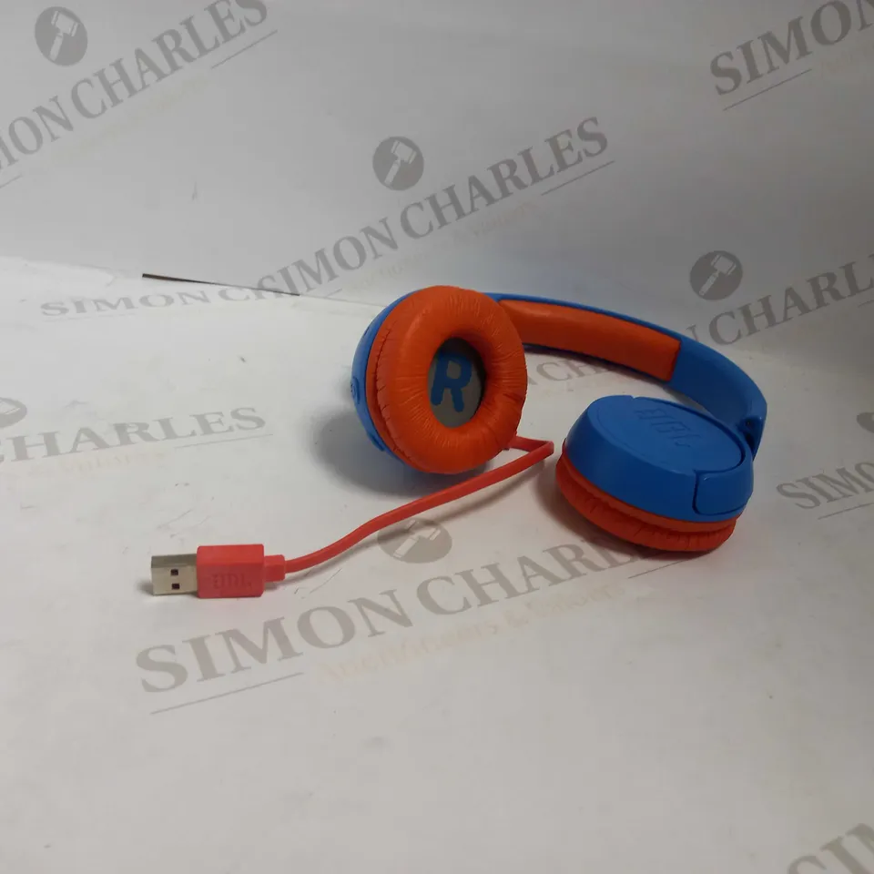 JBL CHILDRENS HEADPHONES ORANGE/BLUE 