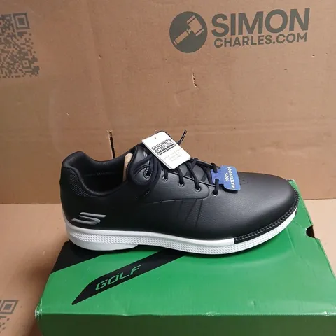 SKECHERS BLACK GOLF SHOES BOXED SIZE 9
