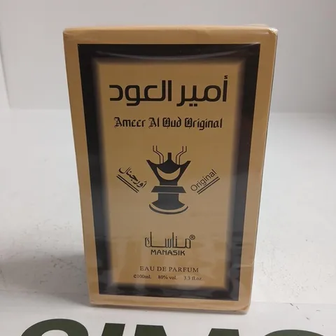 BOXED AND SEALED AMEER AL OUD ORIGINAL MANASIK EAU DE PARFUM 100ML