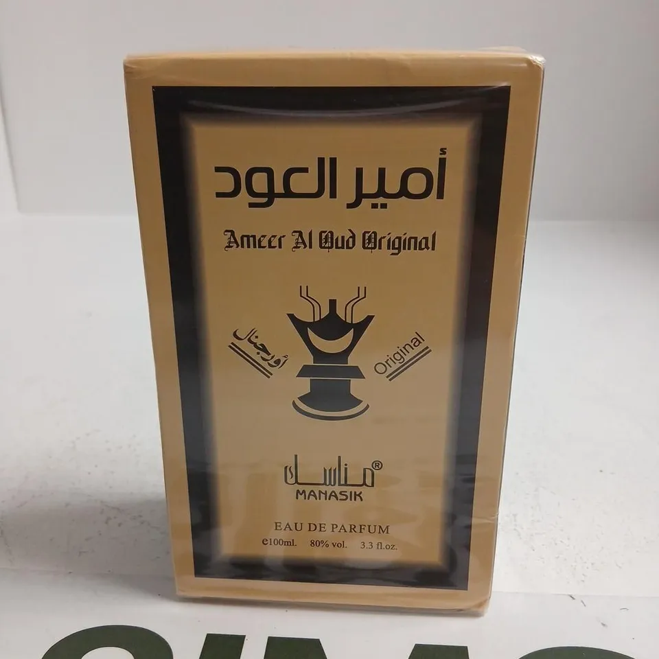 BOXED AND SEALED AMEER AL OUD ORIGINAL MANASIK EAU DE PARFUM 100ML