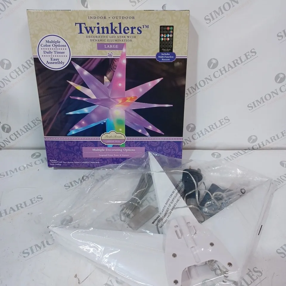 BOXED PACIFIC ACCENTS STAR BURST LIGHT SHOW