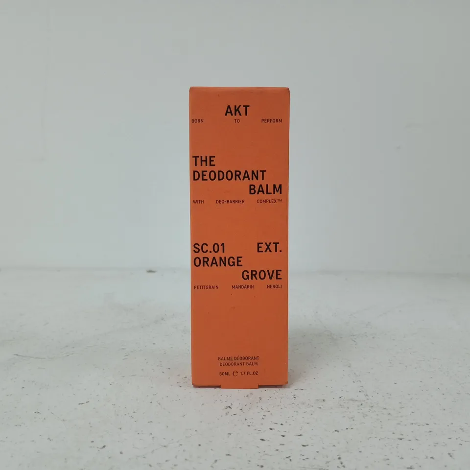 BOXED AKT THE DEODORANT BALM SC.01 EXT ORANGE GROVE (50ML)