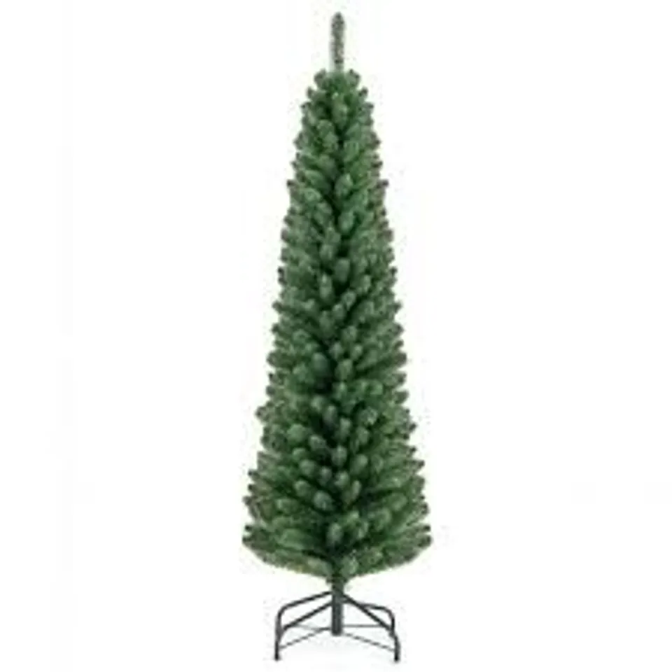 PRE LIT ARTIFICIAL CHRISTMAS TREE WITH QUICK SHAPE TECH 5FT