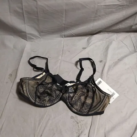 CHANTELLE LACE BRA, UK 38B, BLACK