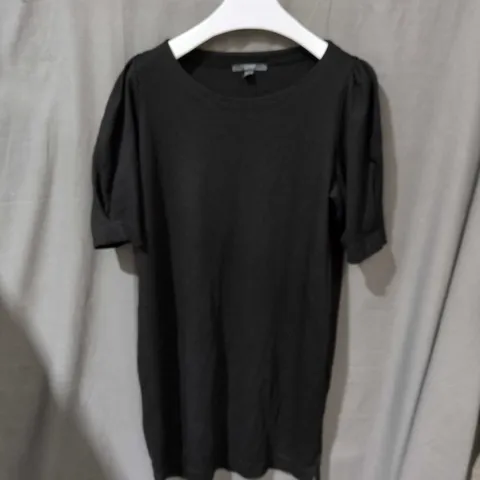 WOMEN'S BLACK TOP WITH PUFF SLEEVES SIZE XL
