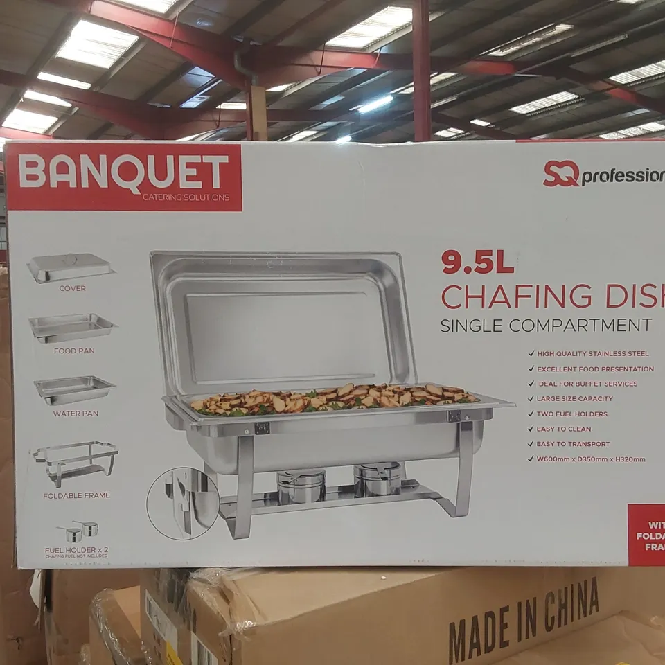 BOXED SQ PROFESSIONAL 9.5L CHAFING DISH