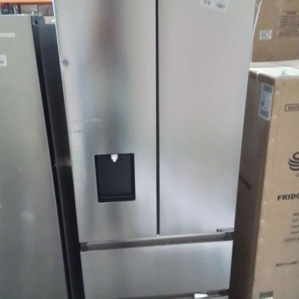 BOXED HISENSE RF632N4WIE AMERICAN FRIDGE FREEZER, STAINLESS STEEL, E RATED