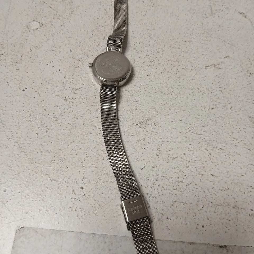 BERING STAINLESS STEEL MESH WRISTWATCH – SILVER DIAL