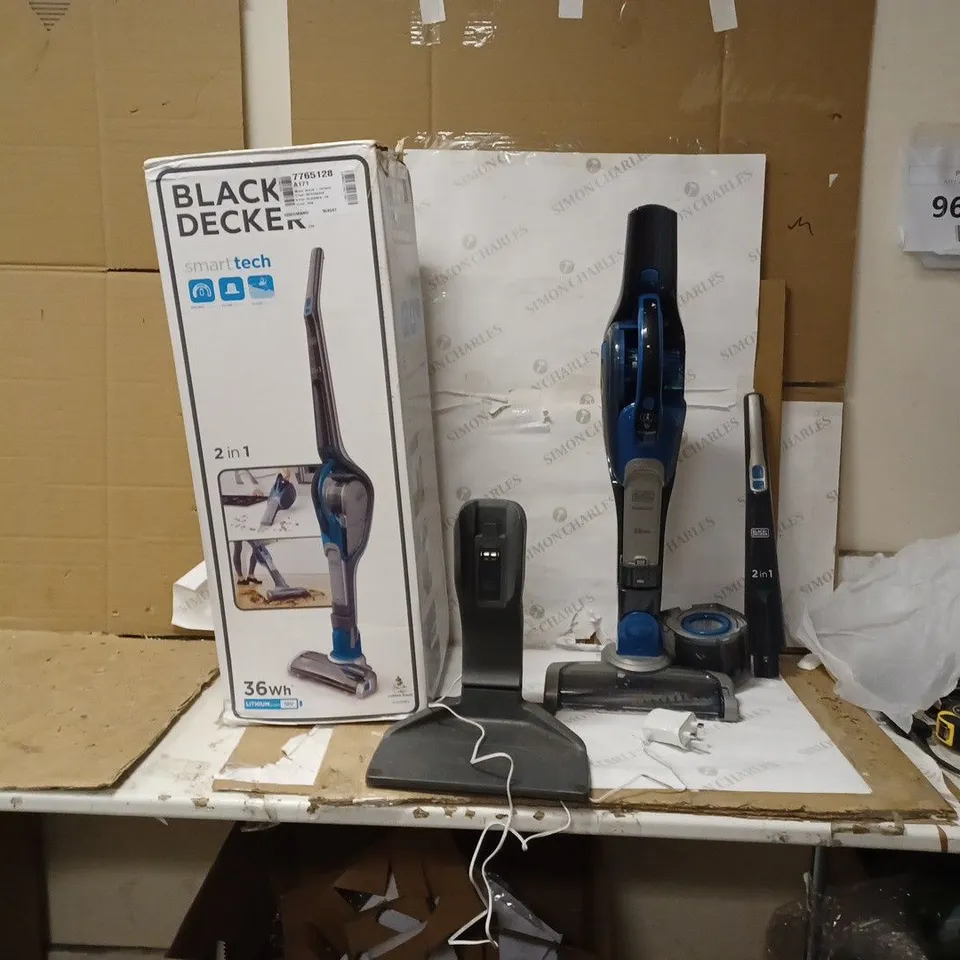 BLACK & DECKER DUST BUSTER 2 IN 1 SMART TECH 36WH VACUUM