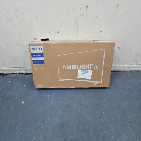 PHILIPS AMBILIGHT TV – 32 INCH – BOXED - DAMAGED SCREEN 