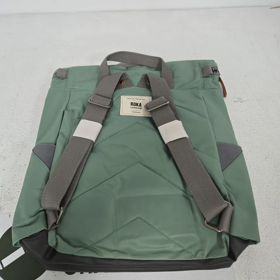 ROKA LONDON GREEN BACKPACK