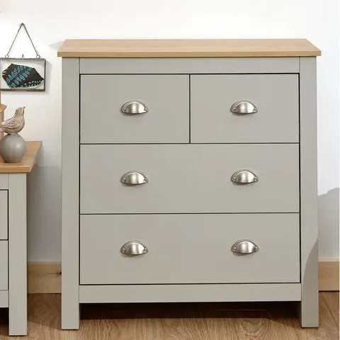 BOXED GIA 4 - DRAWER CHEST OF DRAWERS
