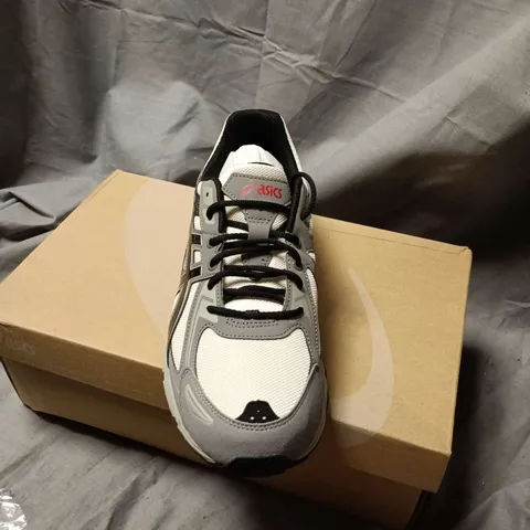 ASICS - GEL RUNNING SHOES – GREY/WHITE, MEN'S UK SIZE 9