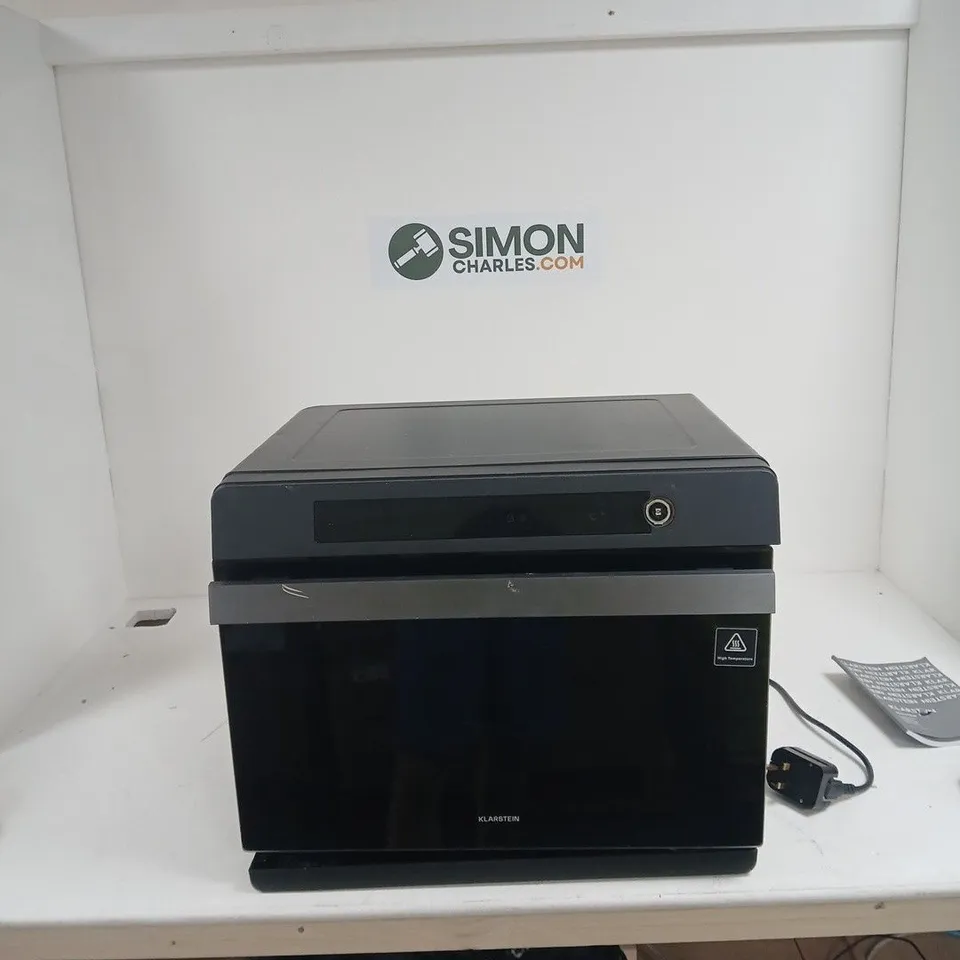 KLARSTEIN VAPORCHEF STEAM OVEN – BLACK