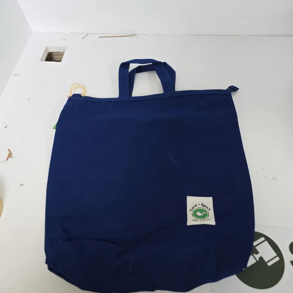 CORA + SPINK BLUE TOTE BAG