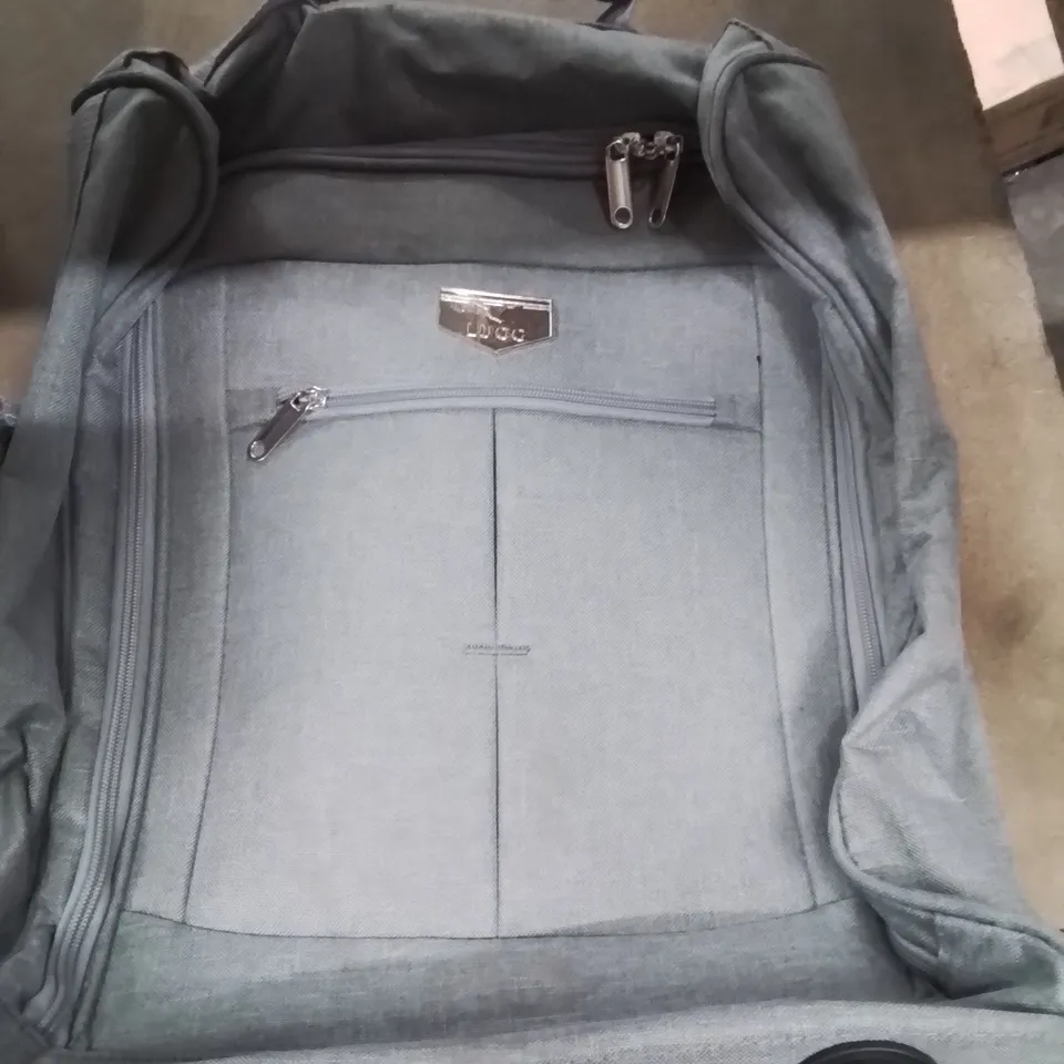UNBOXED KEPLIN LUGG SMALL SIZE TRAVEL SUITCASE WITH WHEELS GREY COLOUR 