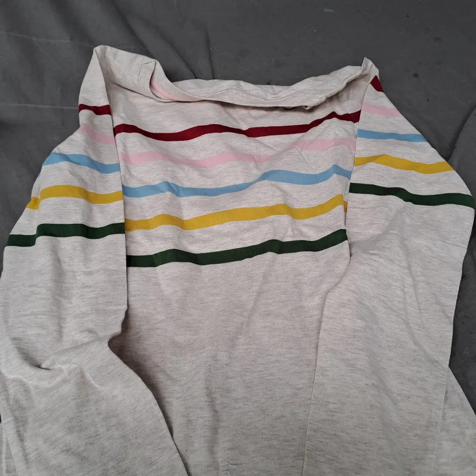 BODEN STRIPED LONG SLEEVE SHIRT - 10