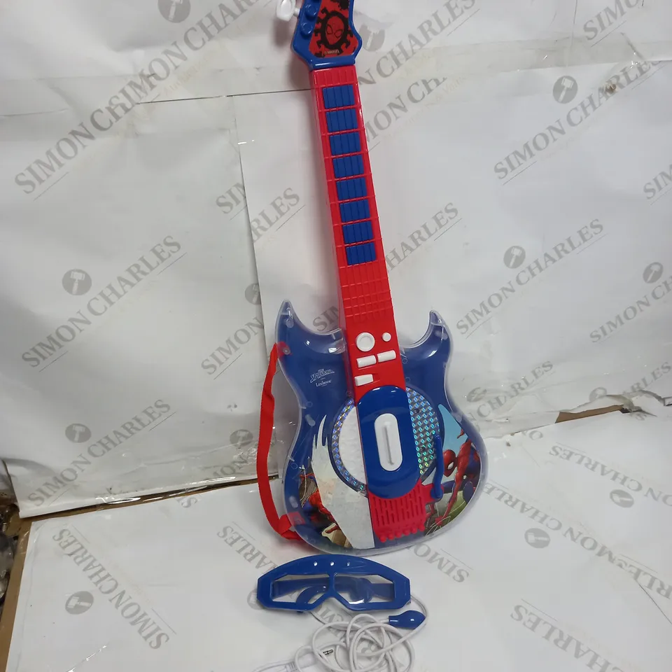SPIDER-MAN ELECTRIC GUITAR WITH LIGHT UP GLASSES