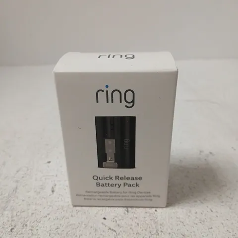 SEALED RING QUICK RELEASE BATTERY PACK 