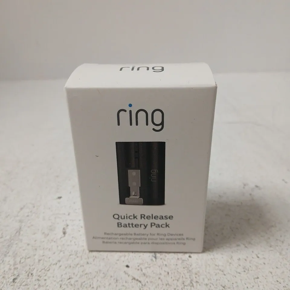 SEALED RING QUICK RELEASE BATTERY PACK 