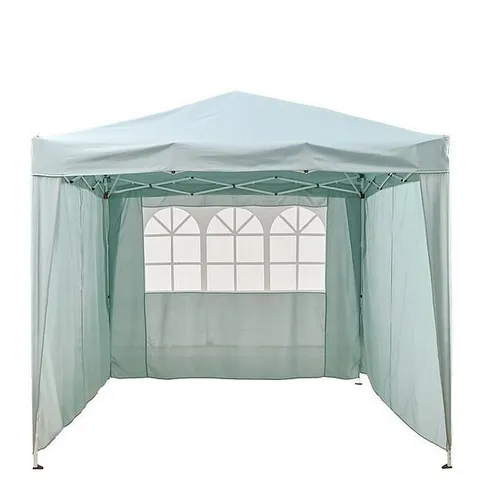 2.5 X 2.5M POP UP GAZEBO WITH 3-PIECE SIDE PANELS - COLLECTION ONLY