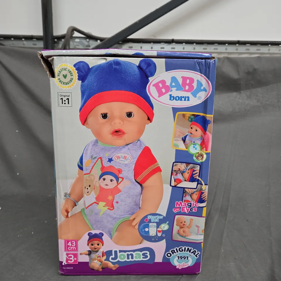 BABY BORN JONAS 43CM DOLL RRP £43