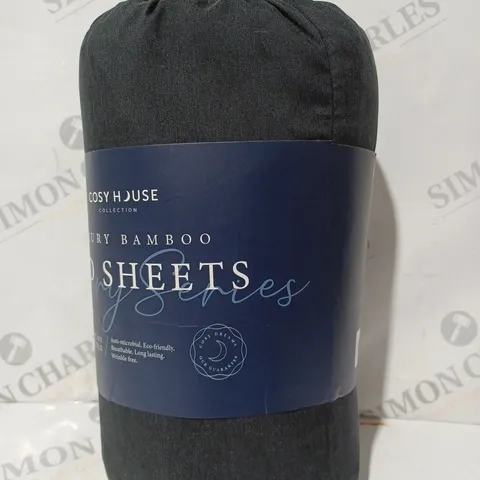 COSY HOUSE LUXURY BAMBOO 4PC BED SHEETS - DOUBLE SIZE