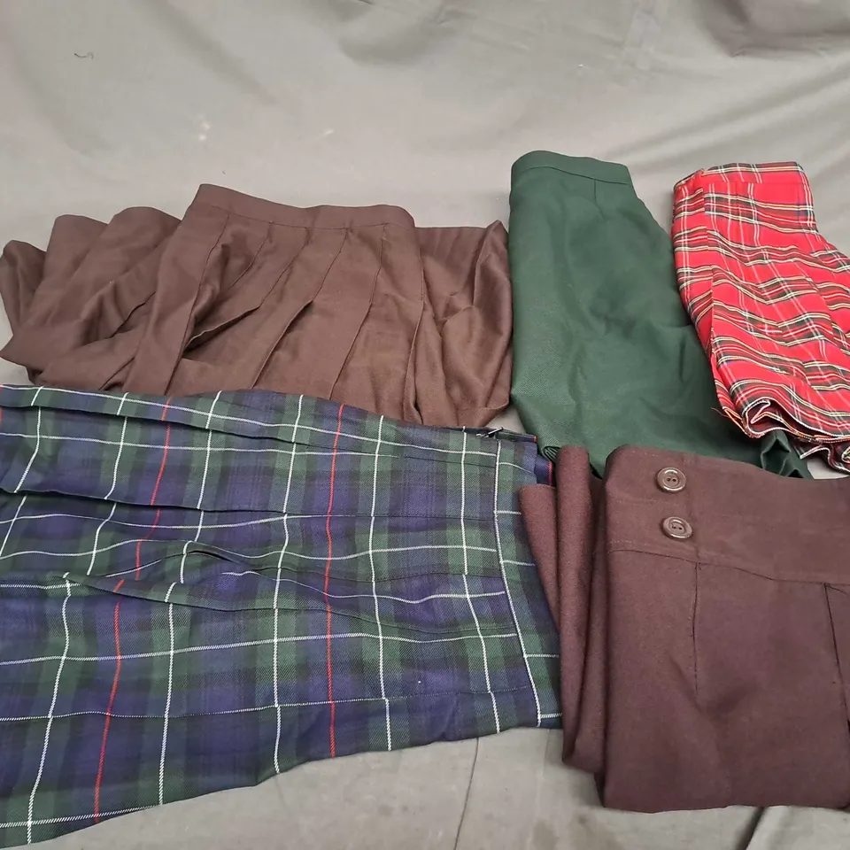 BOX OF APPROXIMATELY 100 ASSORTED WINTERBOTTOM SKIRTS IN VARIOUS COLOURS & SIZES