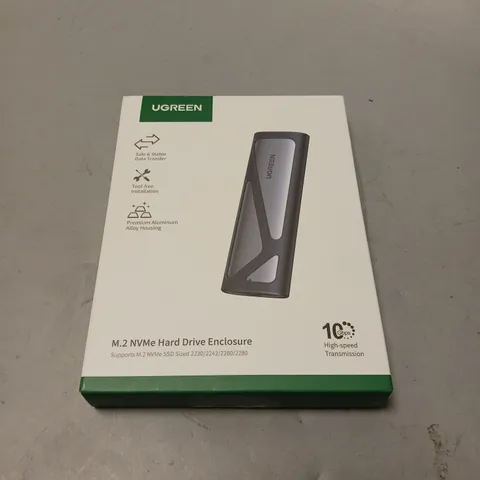 BOXED SEALED UGREEN M.2 NVME HARD DRIVE ENCLOSURE