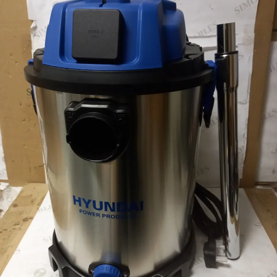 HYUNDAI WET AND DRY VACUUM CLEANER 30L 1400W INDUSTRIAL VACUUM CLEANER