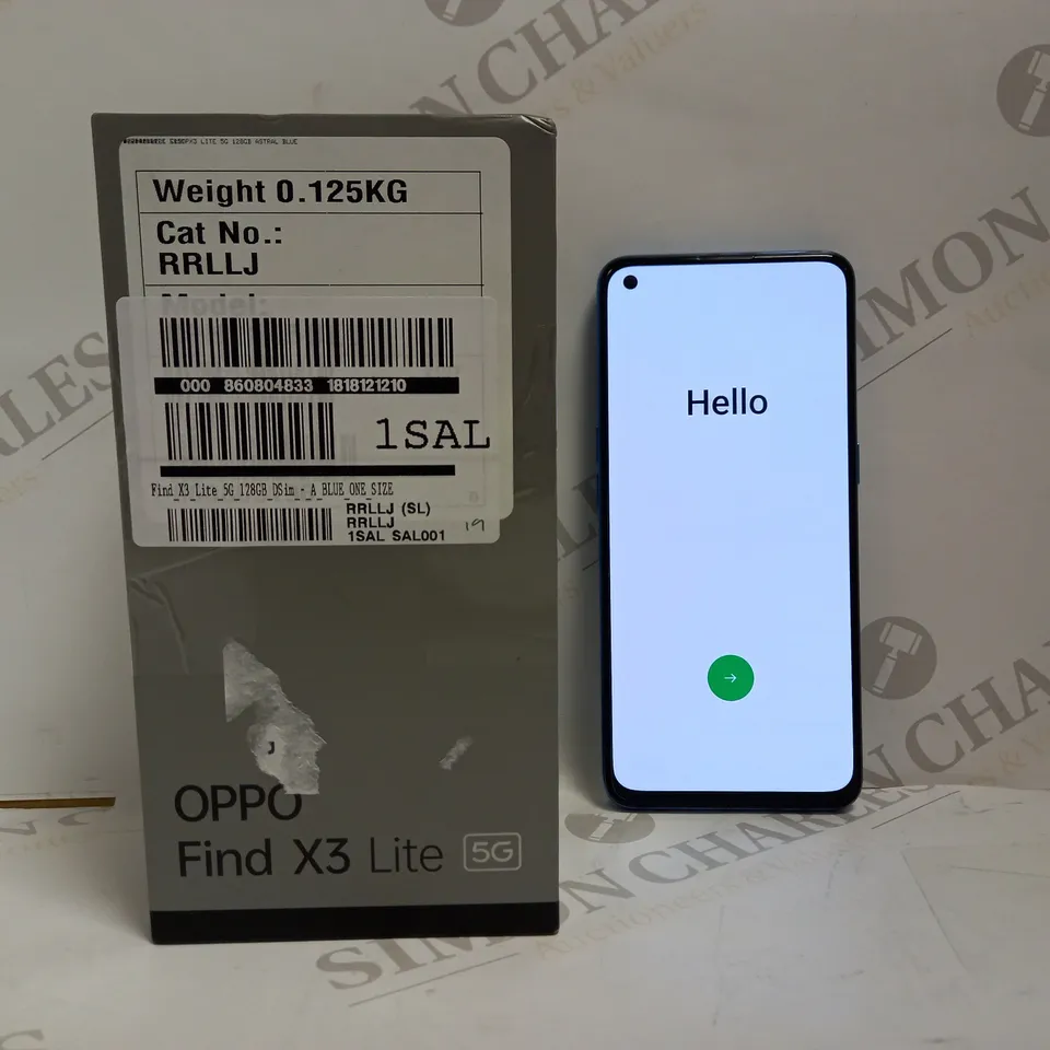 OPPO FIND X3 LITE 5G 128GB DUAL SIM ASTRAL BLUE PHONE RRP £379
