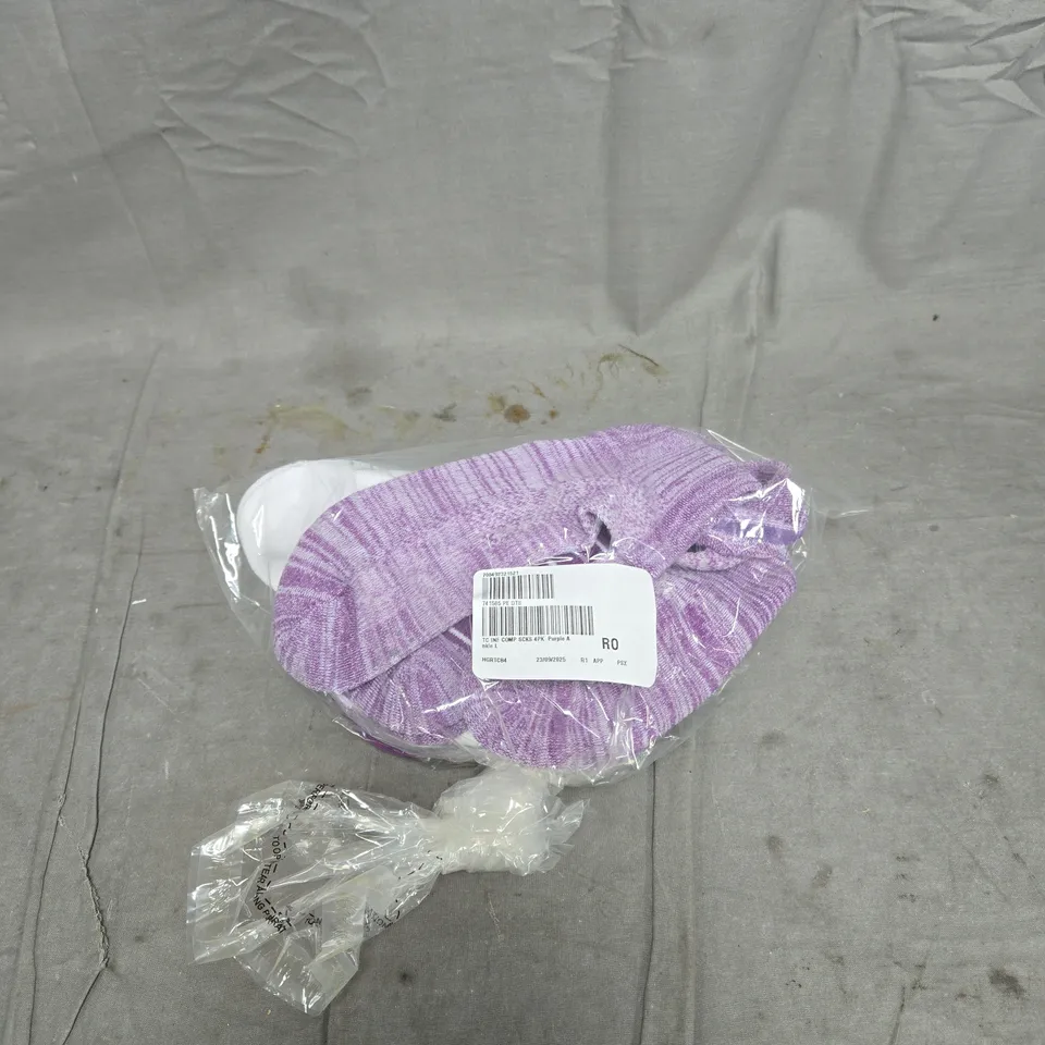 TOMMIE COPPER SET OF 4 INFRARED COMPRESSION ANKLE SOCKS LARGE