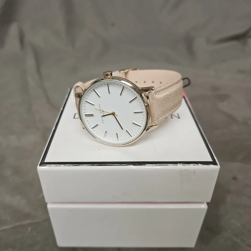 DAISY DIXON LONDON LADIES' WRISTWATCH – PALE PINK STRAP