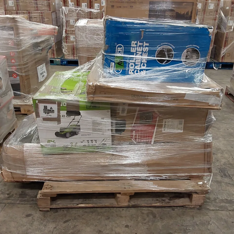 PALLET OF APPROXIMATELY 5 UNPROCESSED RAW RETURN HOUSEHOLD AND ELECTRICAL GOODS TO INCLUDE;