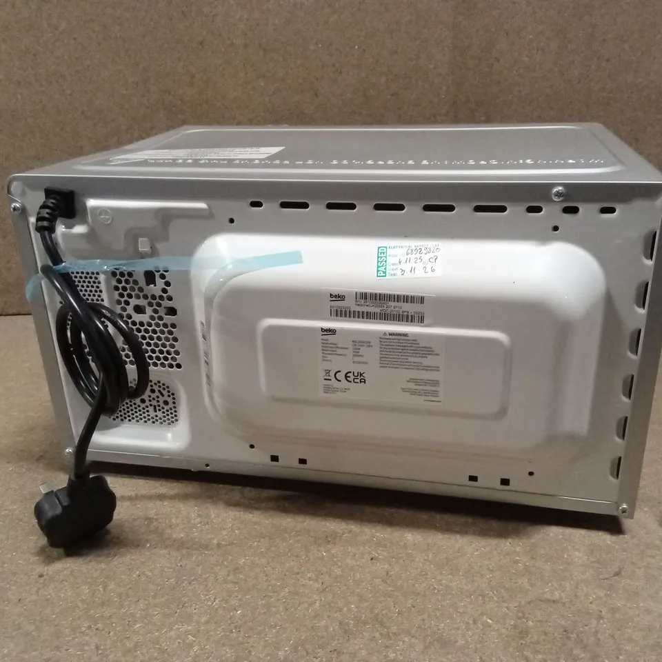 BOXED BEKO MOC20100SFB SOLO MICROWAVE - SILVER