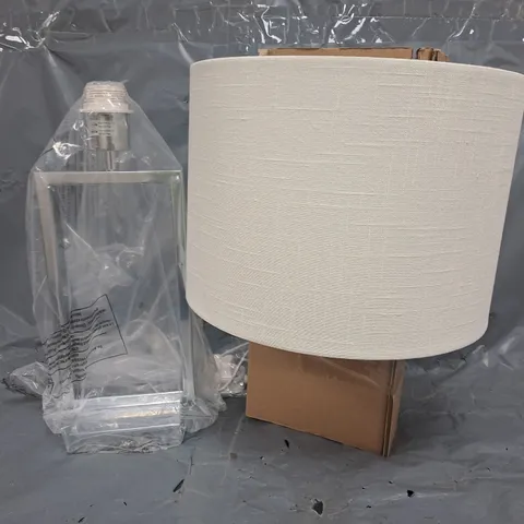 BEVEL CHROME TABLE LAMP