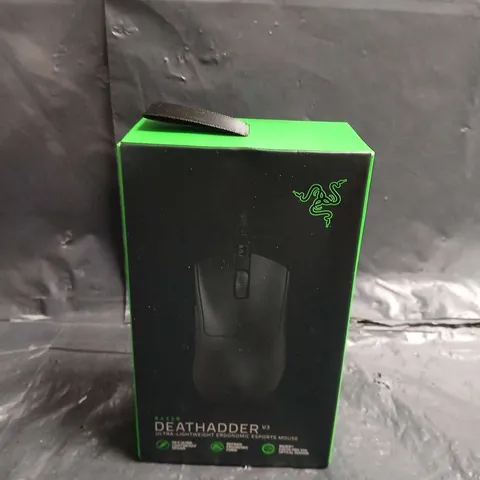 RAZER DEATHADDER V3 GAMING MOUSE – BOXED