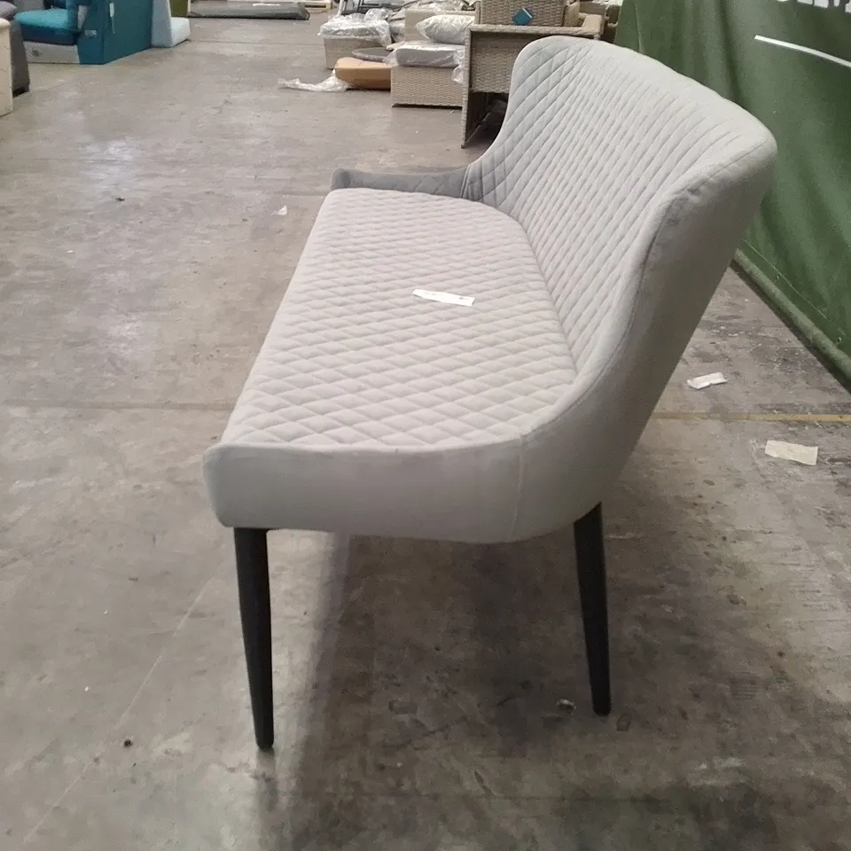 GREY FABRIC BENCH