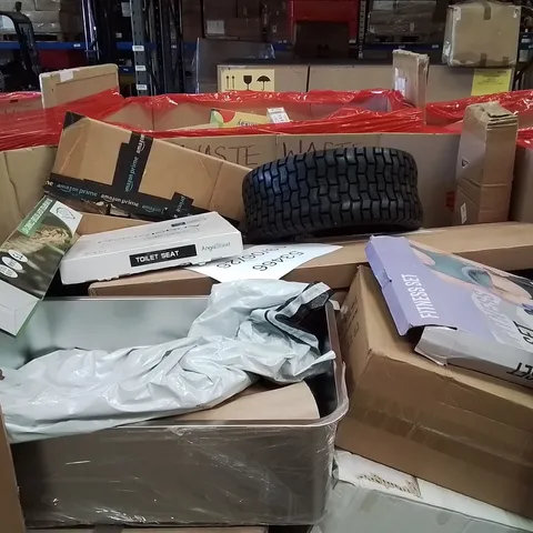 PALLET OF ASSORTED HOUSEHOLD GOODS AND PRODUCTS TO INCLUDE; HOUSEHOLD ITEMS ETC